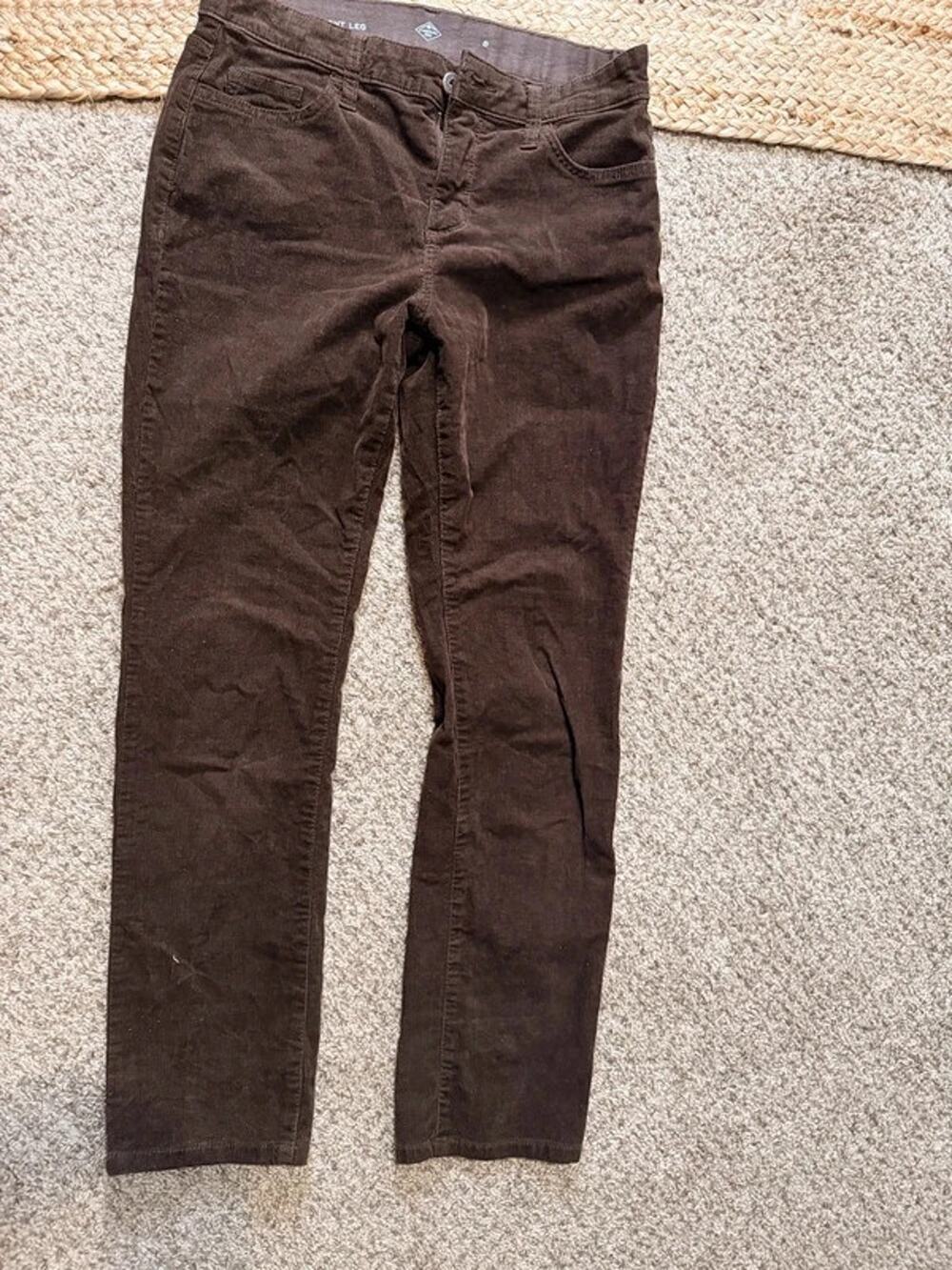 St. John’s Bay chocolate brown corridor, pants women’s 8 3241